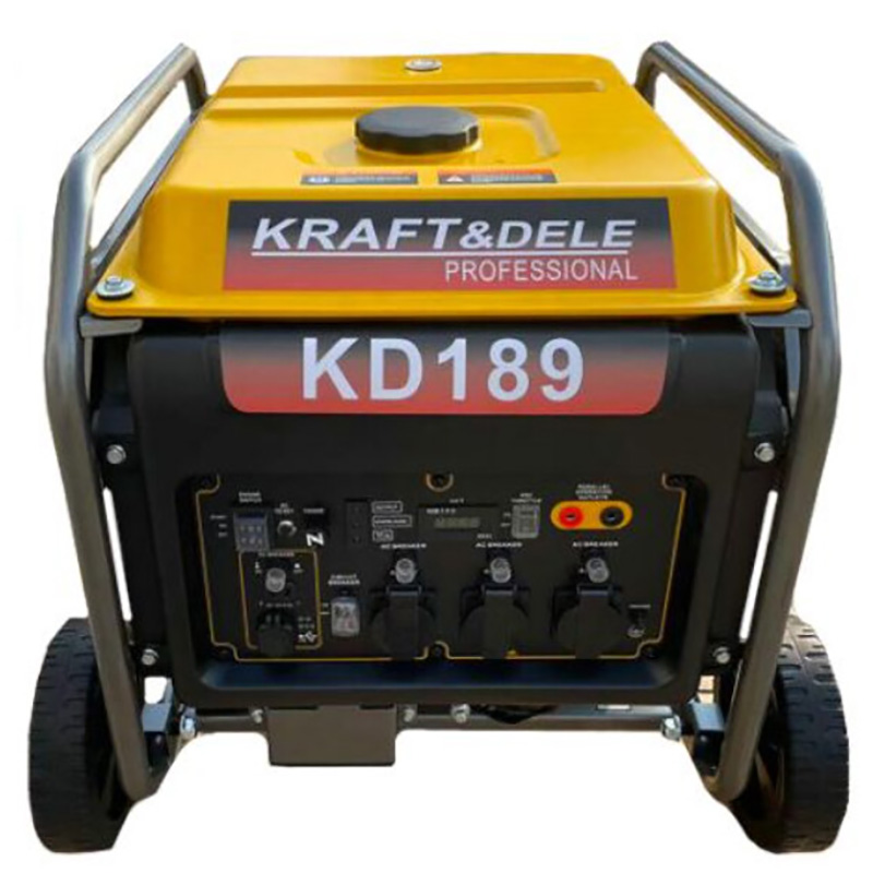 Генератор бензиновий KRAFT&DELE 1 фаза (220В), 8кВт, (KD 189)